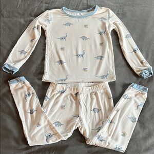 Kyte Baby Dinosaur Print Bamboo Pajamas